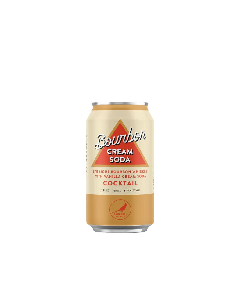 Cardinal Spirits Bourbon Vanilla Cream Soda Can 12oz
