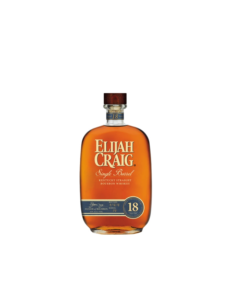 Elijah Craig Single Barrel 18 Year Bourbon Whiskey