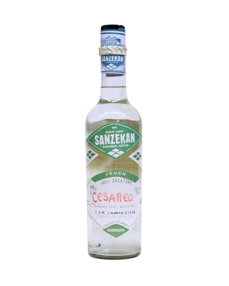 Sanzekan 'Cesareo' Zacatoro Destilado de Agave (Mezcal) 750mL