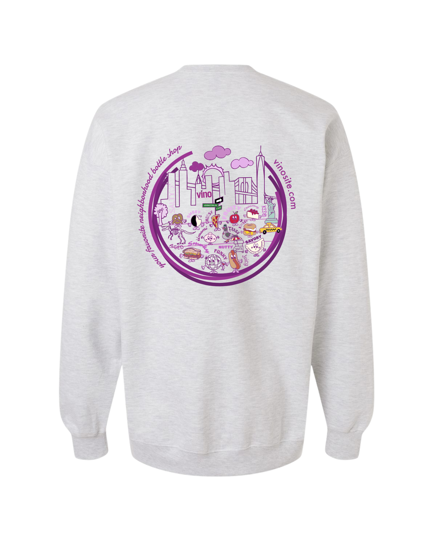Vino Crewneck - Your Favorite Neighborhood Bottle Shop