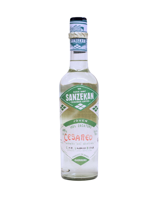 Sanzekan 'Cesareo' Zacatoro Destilado de Agave (Mezcal) 750mL
