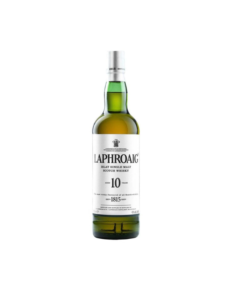 Laphroaig Scotch 10 Year Single Malt Scotch 750mL