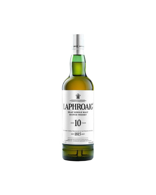 Laphroaig Scotch 10 Year Single Malt Scotch 750mL