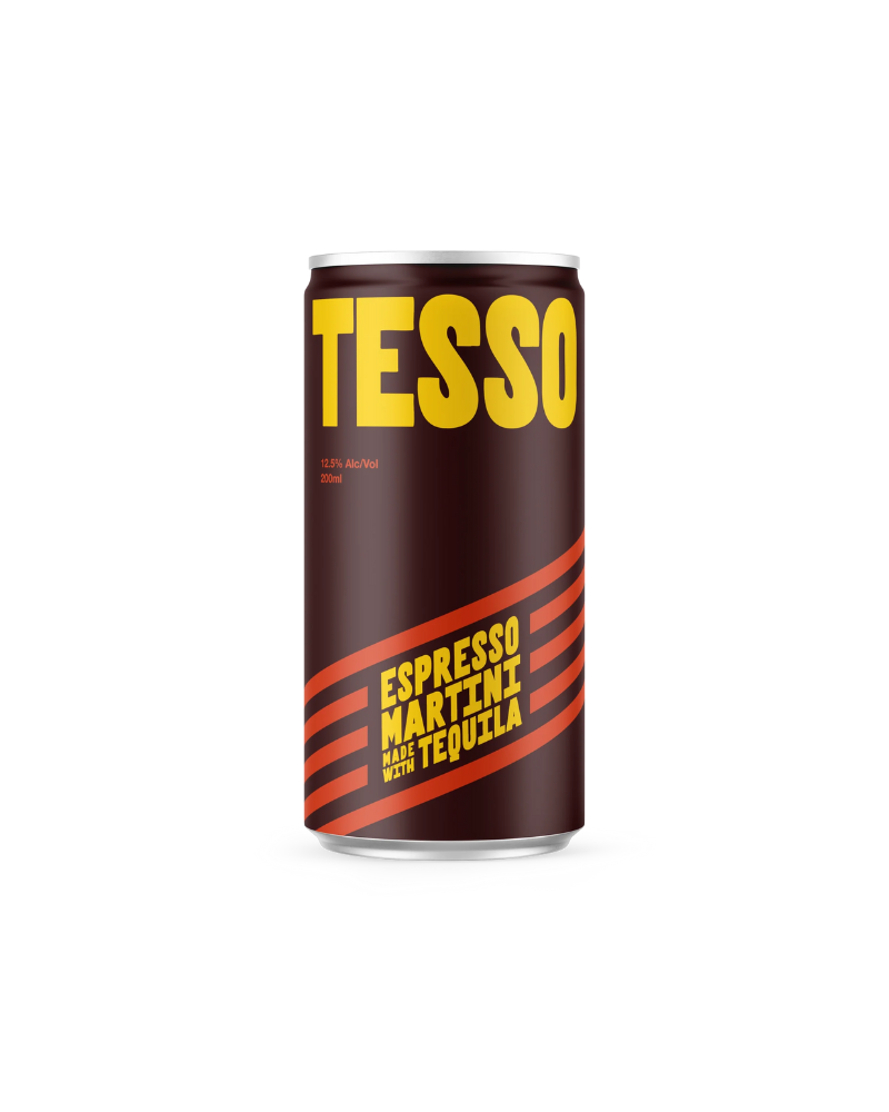TESSO Espresso Martini made with Tequila Can 200mL